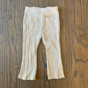 Zara Kids Ribbed Flair Leggings